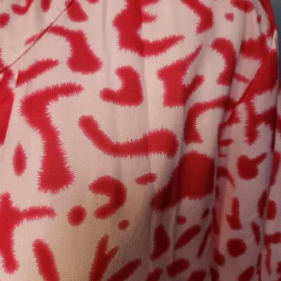 NWOT Ador hot pink leapord dress - Picture 3 of 4